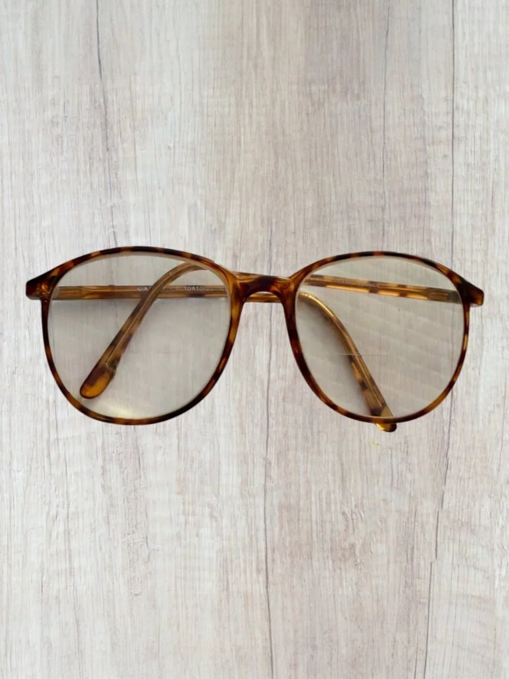 Vintage Girard 5966 Tortoise Eyeglass Frames France 53-17-135 Retro Optical